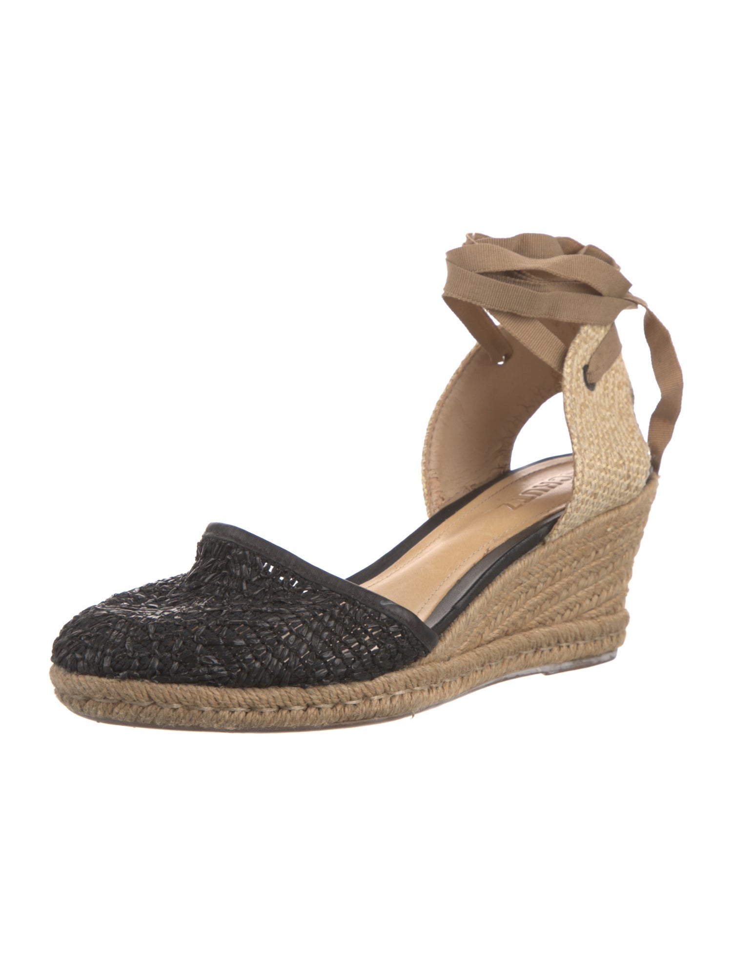 Schutz Jute Colorblock Pattern D'Orsay Pumps