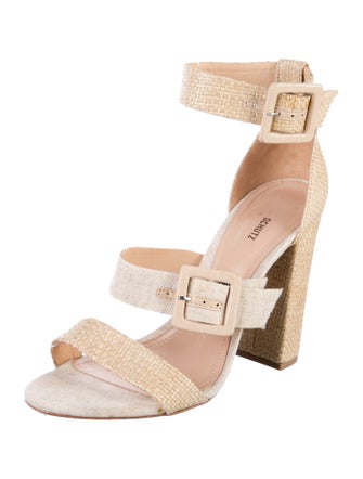 Schutz Straw Sandals