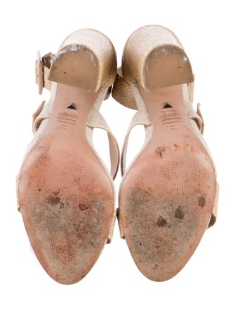 Schutz Straw Sandals