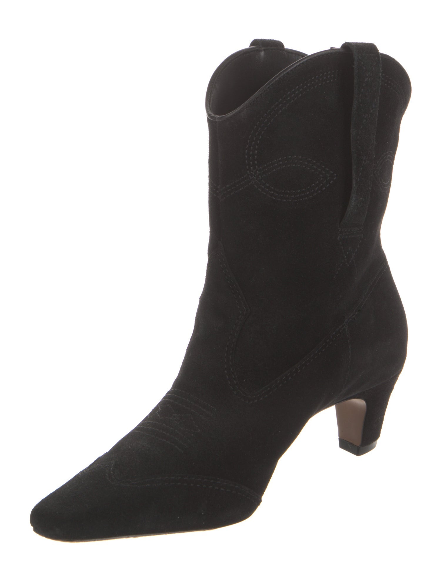 Schutz Suede Western Boots