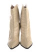 Schutz Embossed Leather Western Boots