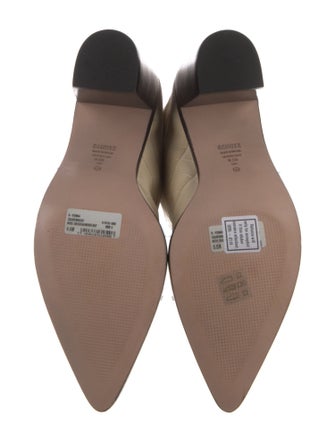 Schutz Embossed Leather Western Boots