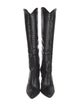 Schutz Embossed Leather Boots