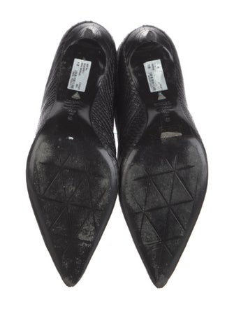 Schutz Embossed Leather Boots