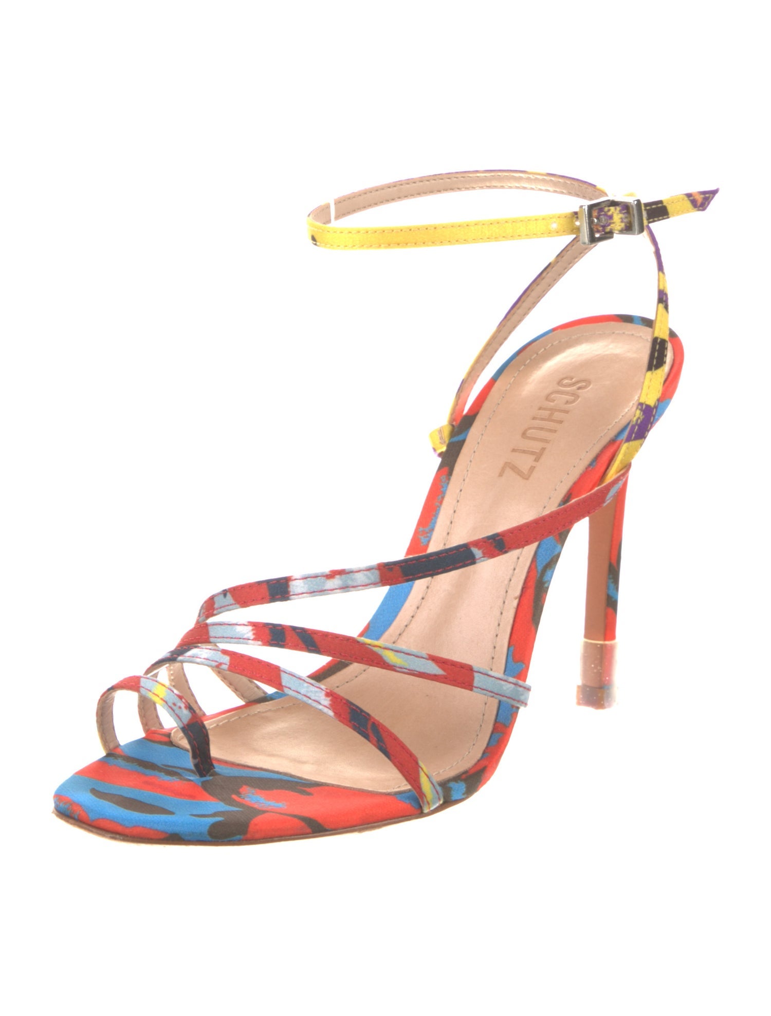 Schutz Printed Sandals