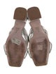 Schutz Leather Slides