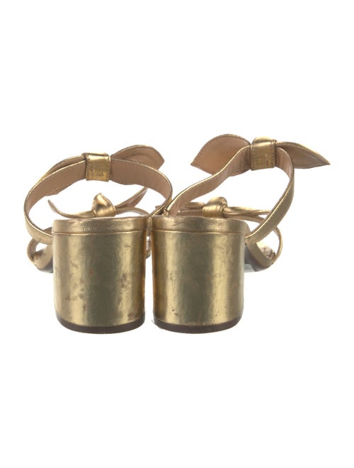 Schutz Leather Slides