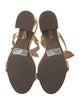 Schutz Leather Slides