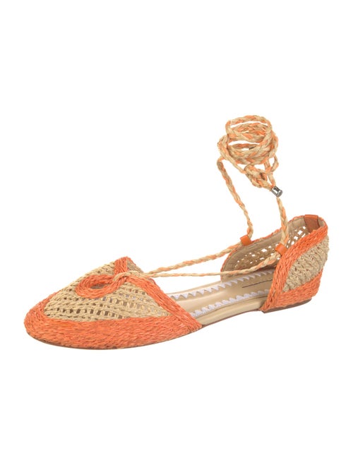 Schutz Canvas Printed Espadrilles