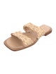 Schutz Raffia Slides