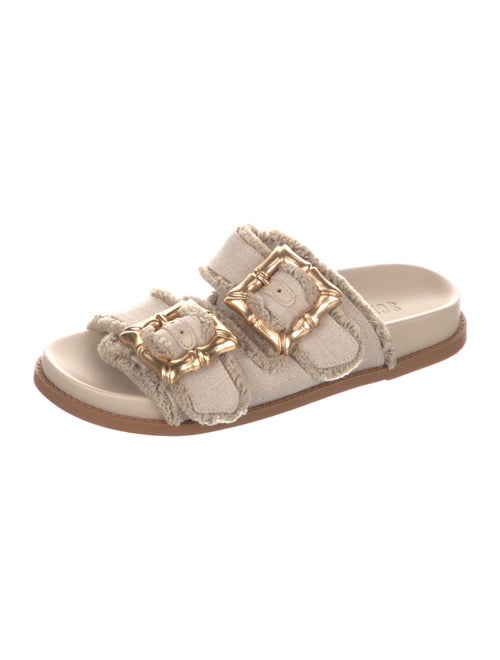 Schutz Canvas Raw-Edge Trim Slides