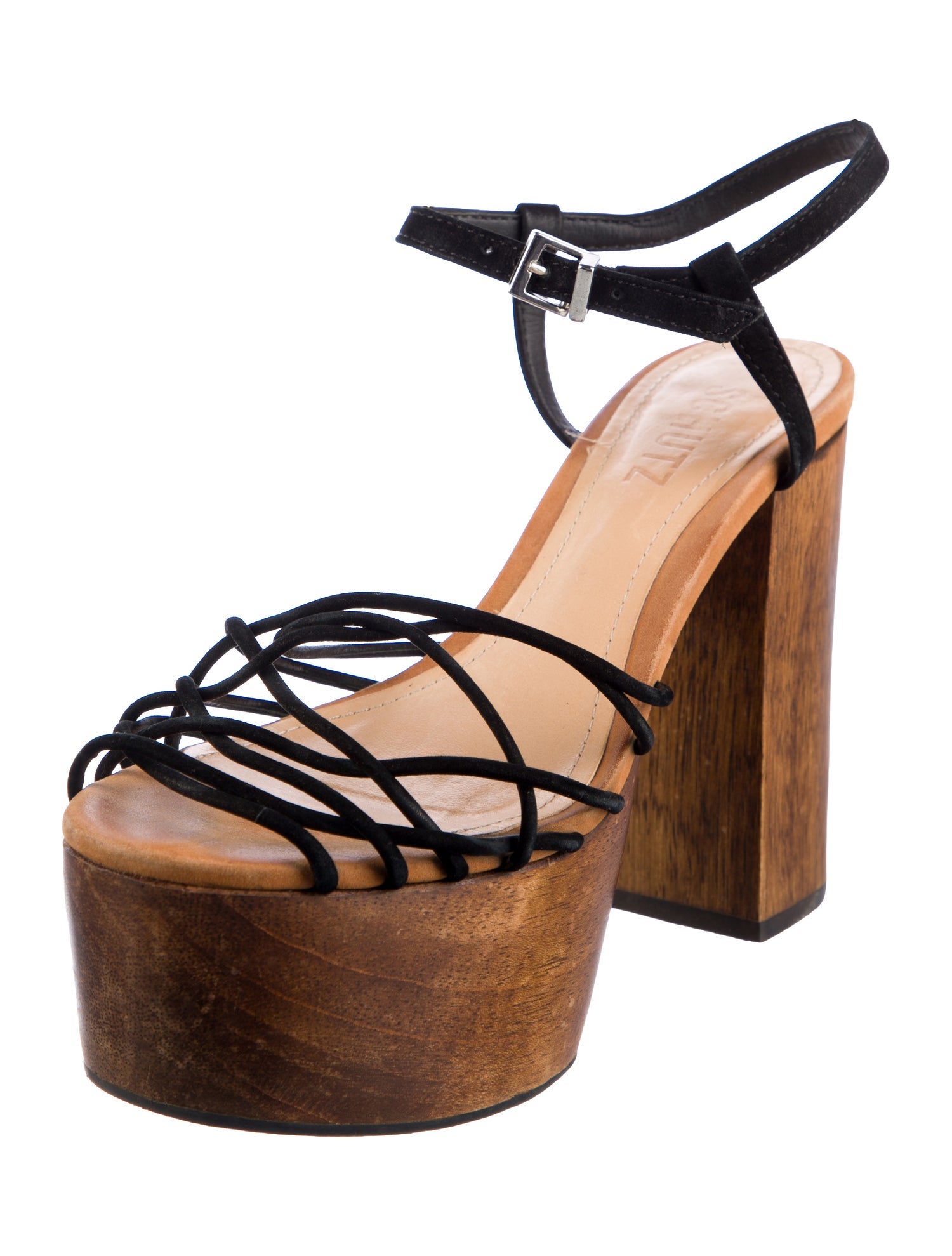 Schutz Genellda Suede Sandals