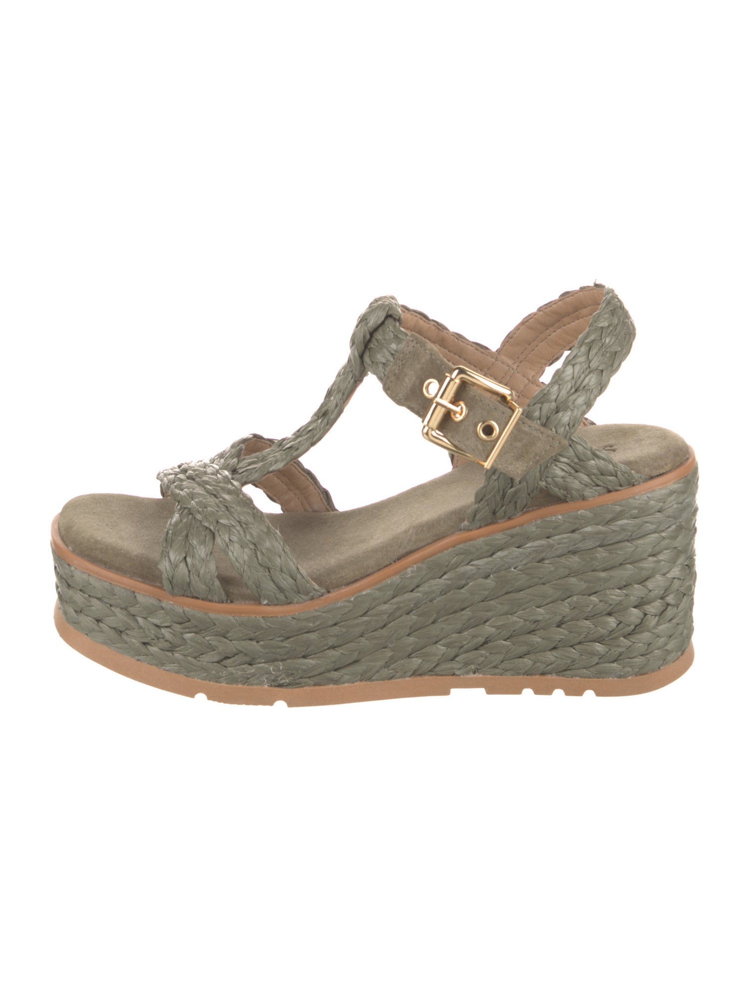 Schutz Straw Espadrilles
