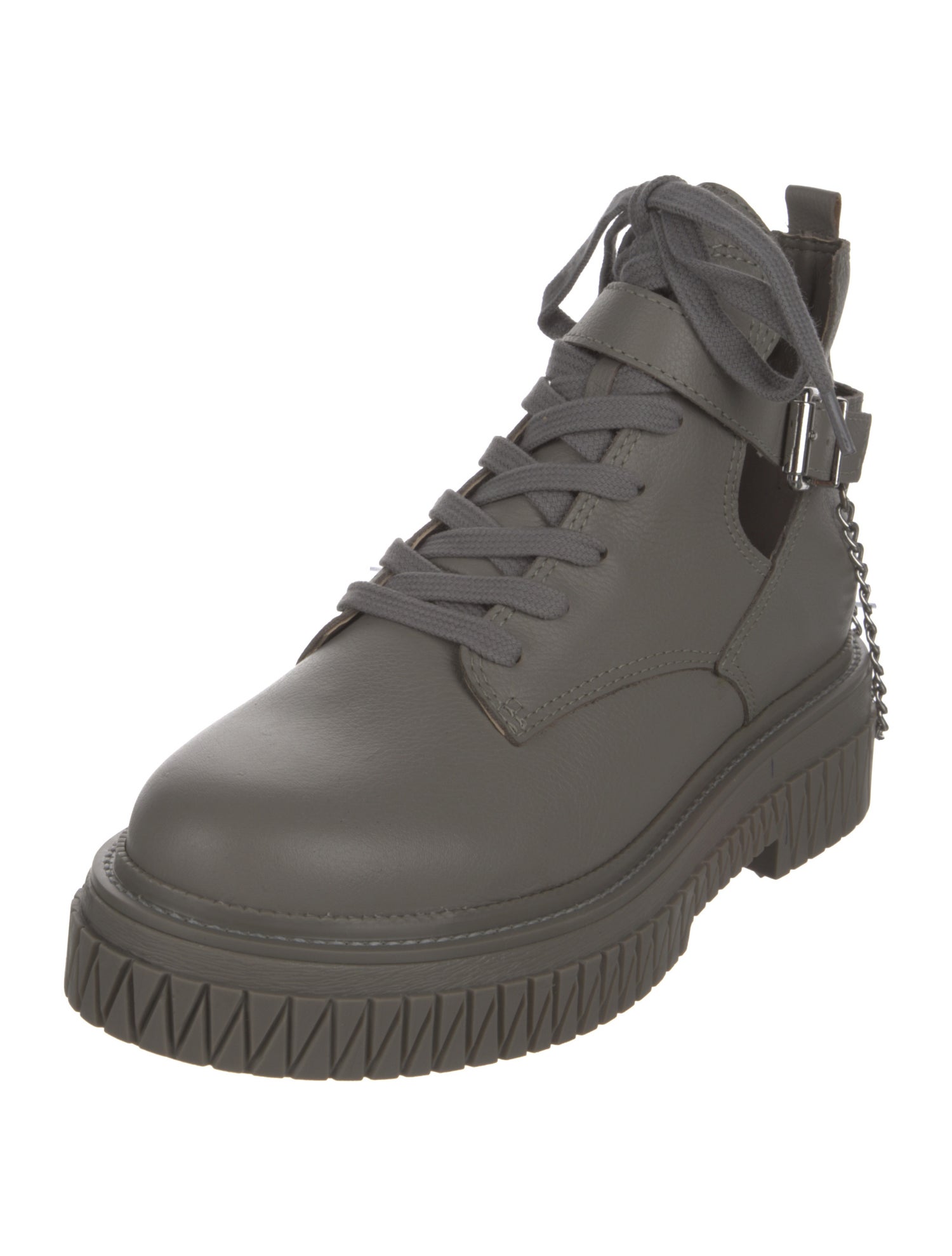 Schutz Leather Combat Boots w/ Tags