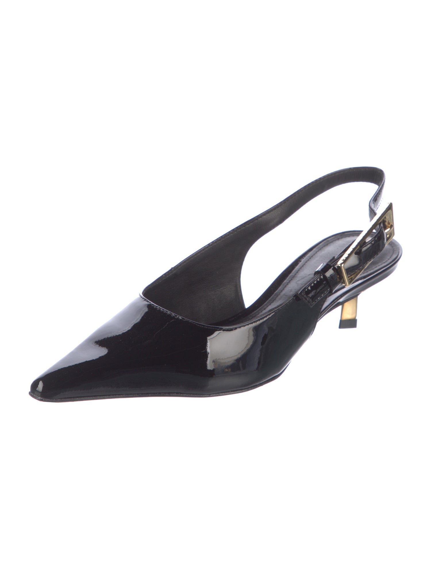 Schutz Patent Leather Slingback Pumps
