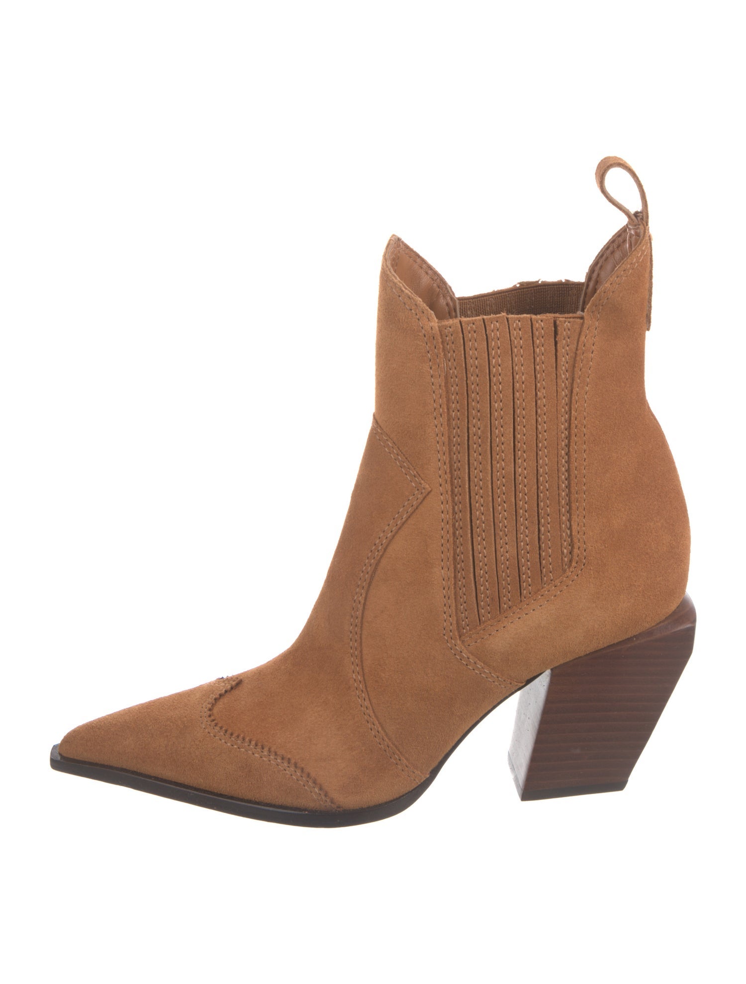 Schutz Suede Western Boots