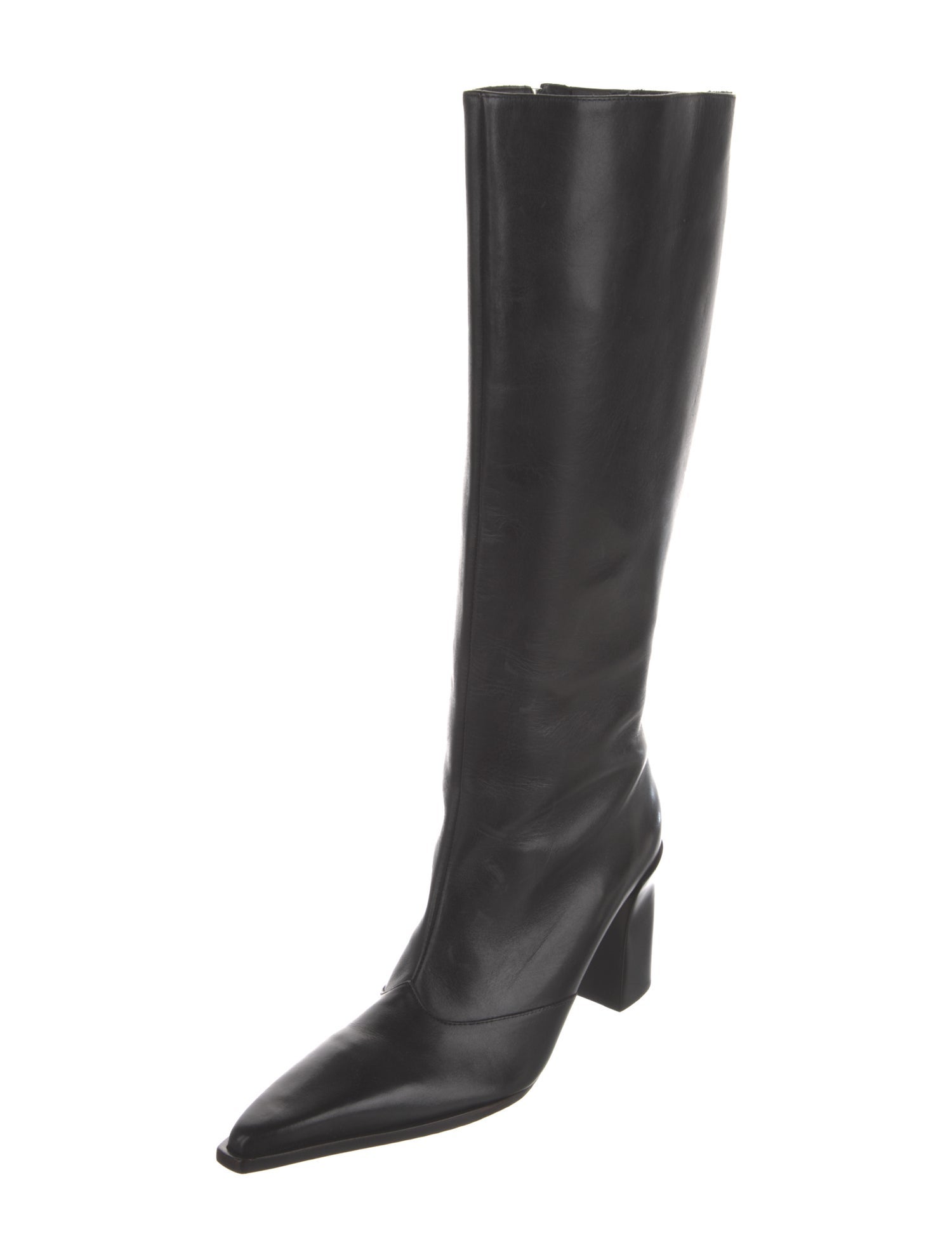 Schutz Leather Riding Boots