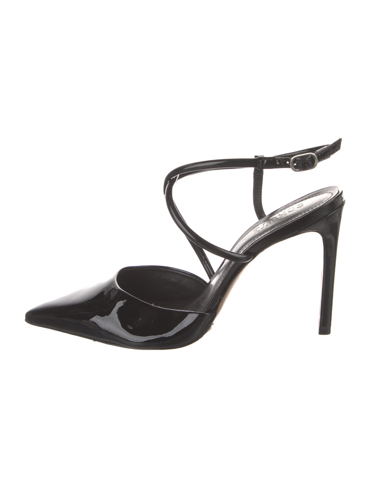 Schutz Patent Leather Mules