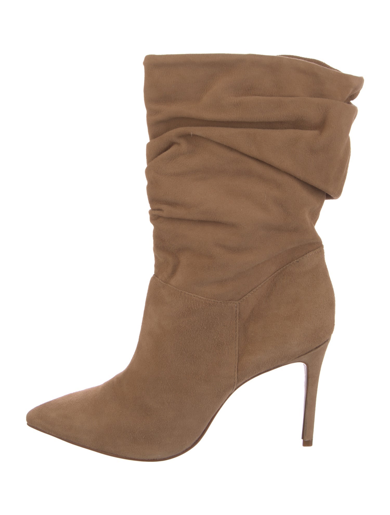 Schutz Suede Slouch Boots