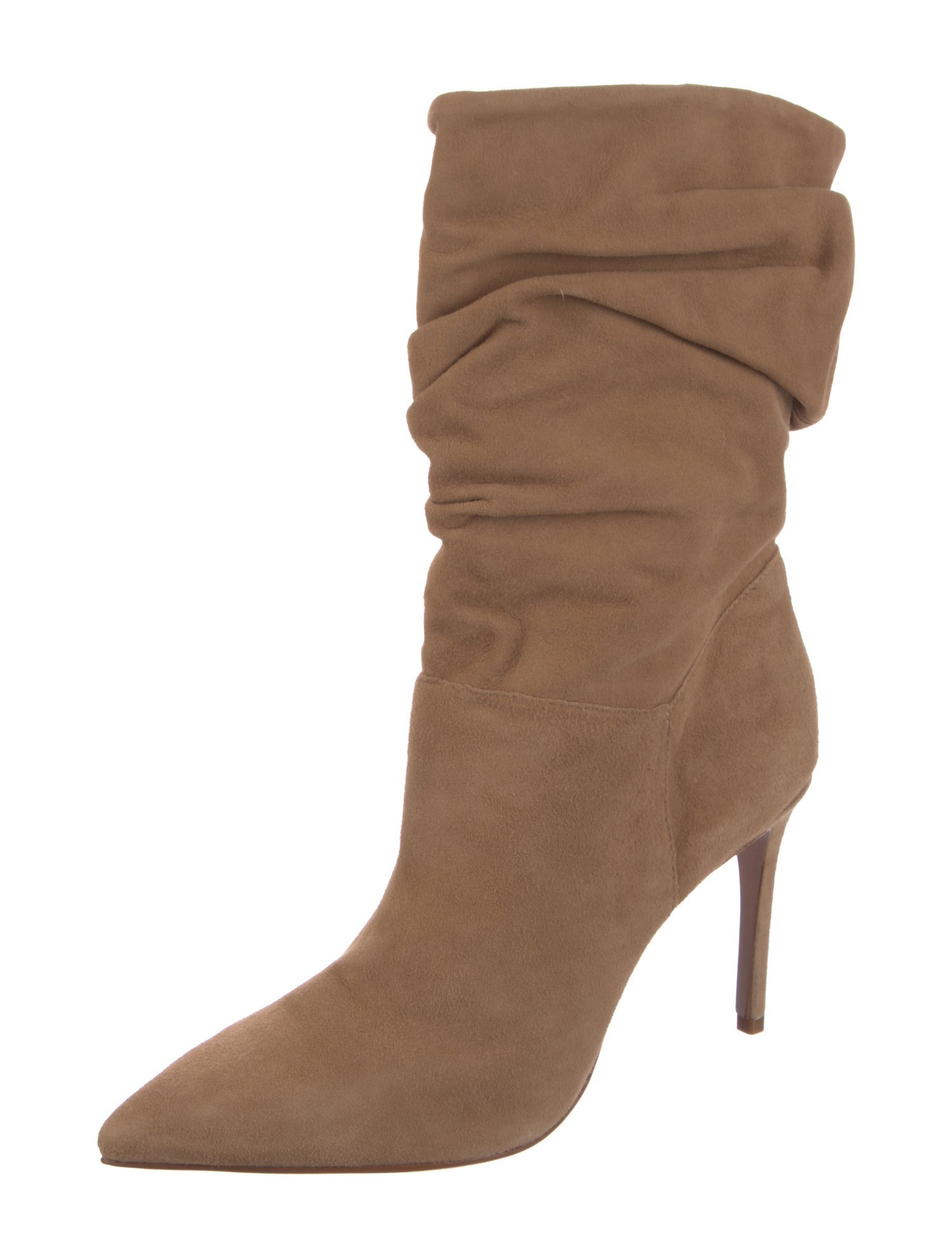 Schutz Suede Slouch Boots