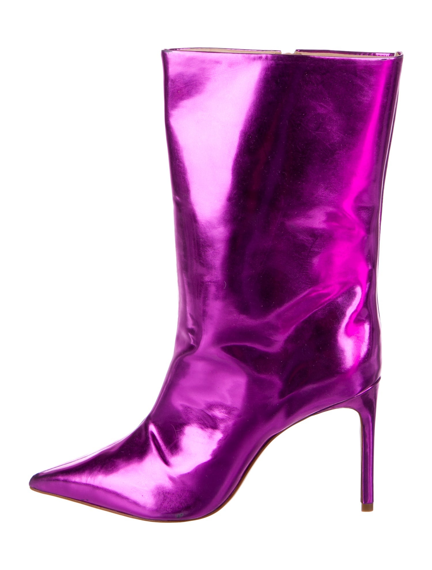 Schutz Patent Leather Boots