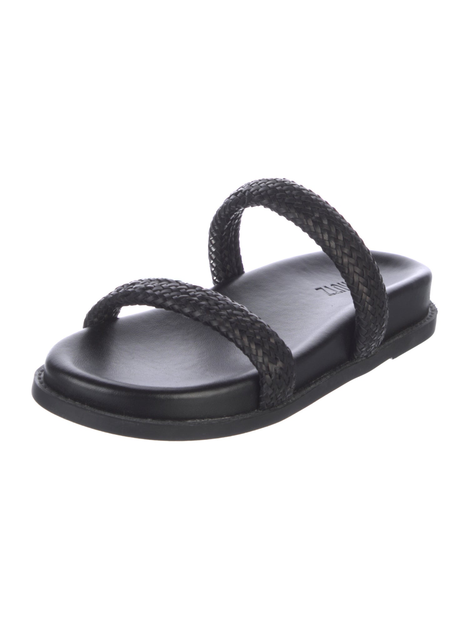 Schutz Leather Slides