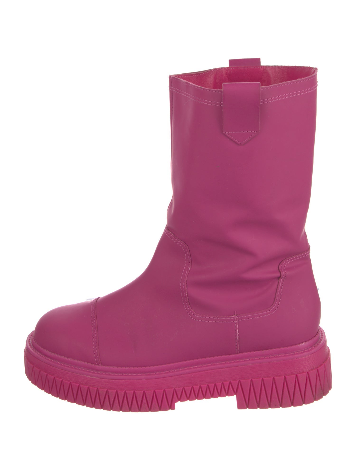 Schutz Leather Combat Boots