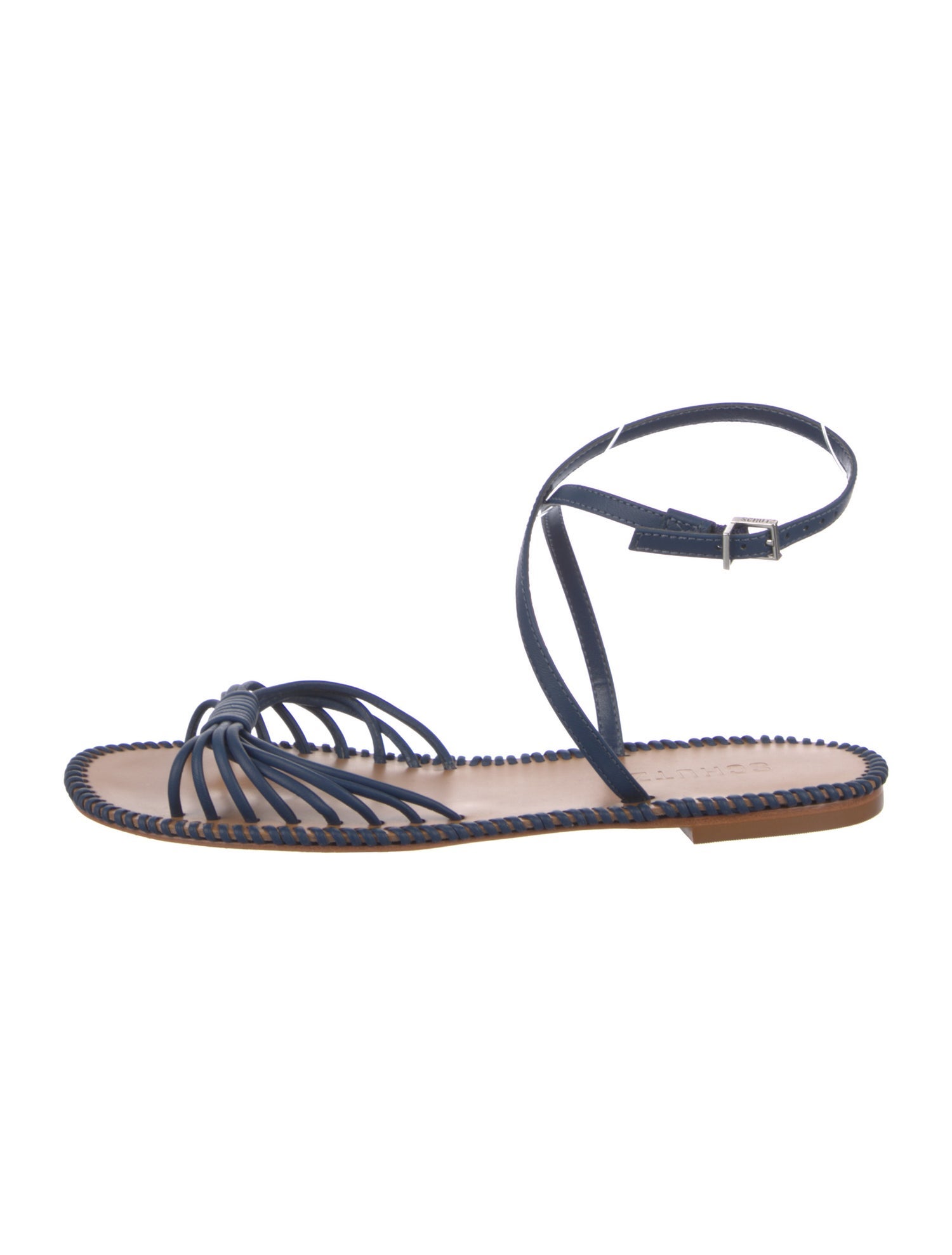 Schutz Leather Gladiator Sandals