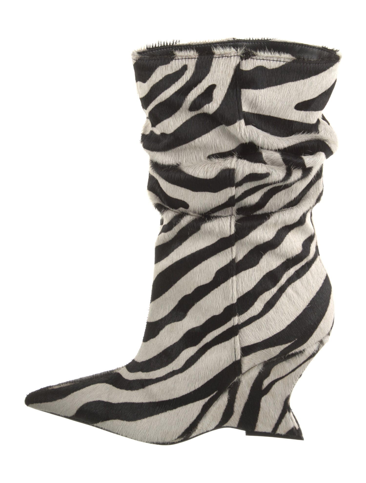 Schutz Ponyhair Animal Print Boots w/ Tags