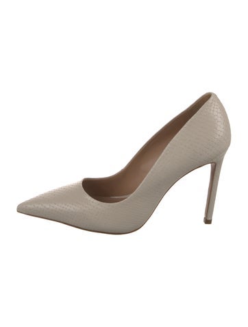 Pre-owned Schutz Leather Pumps In Gray