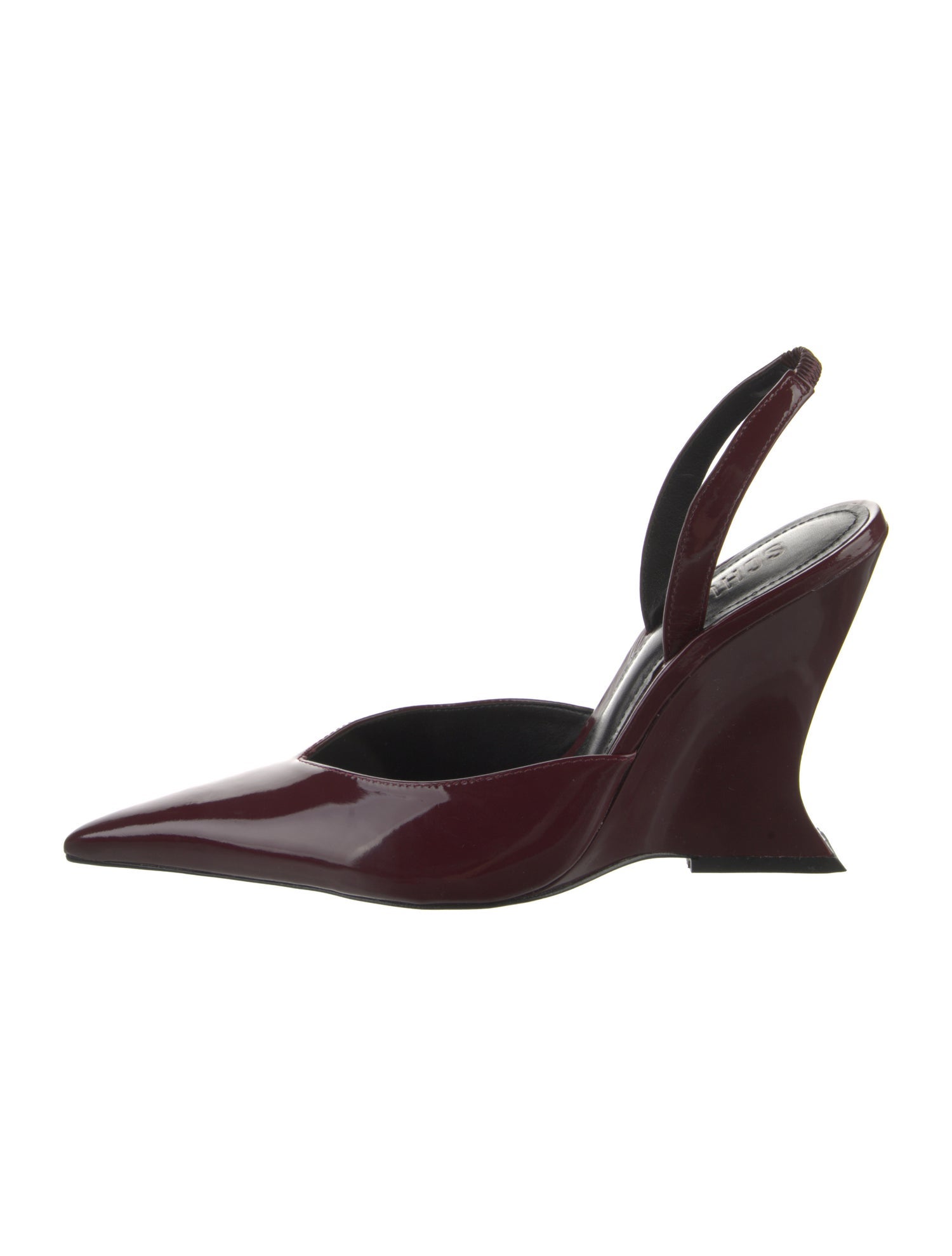 Schutz Patent Leather Slingback Pumps