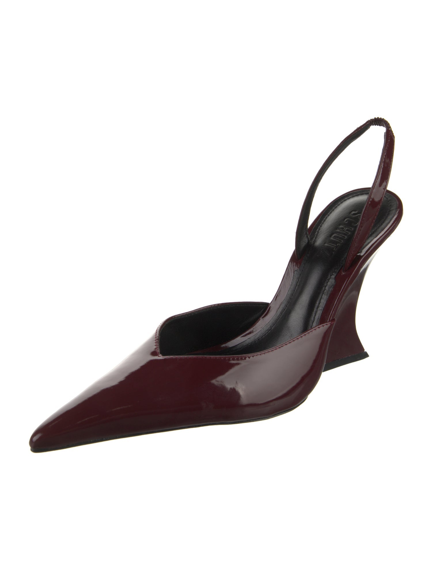 Schutz Patent Leather Slingback Pumps