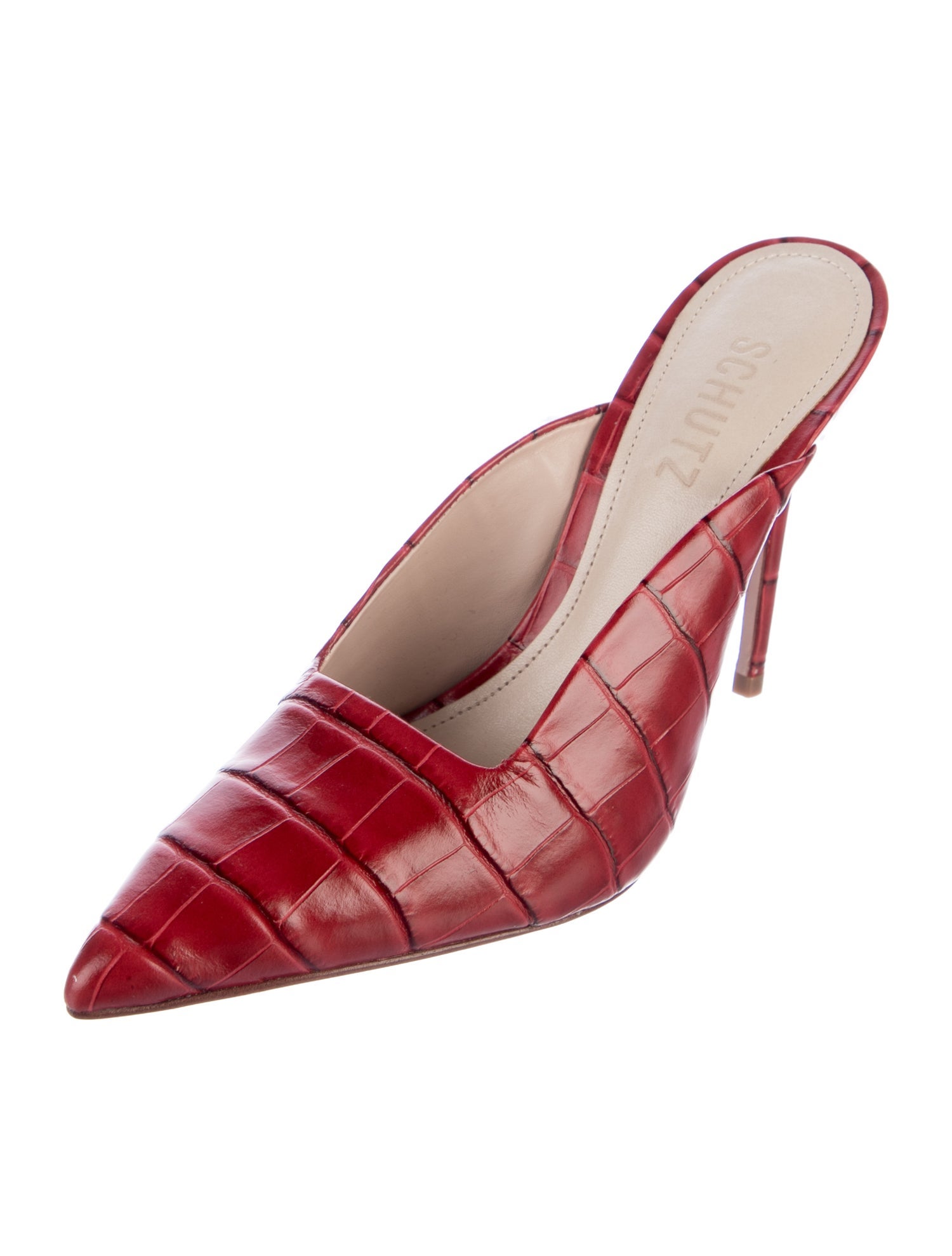 Schutz Leather Mules