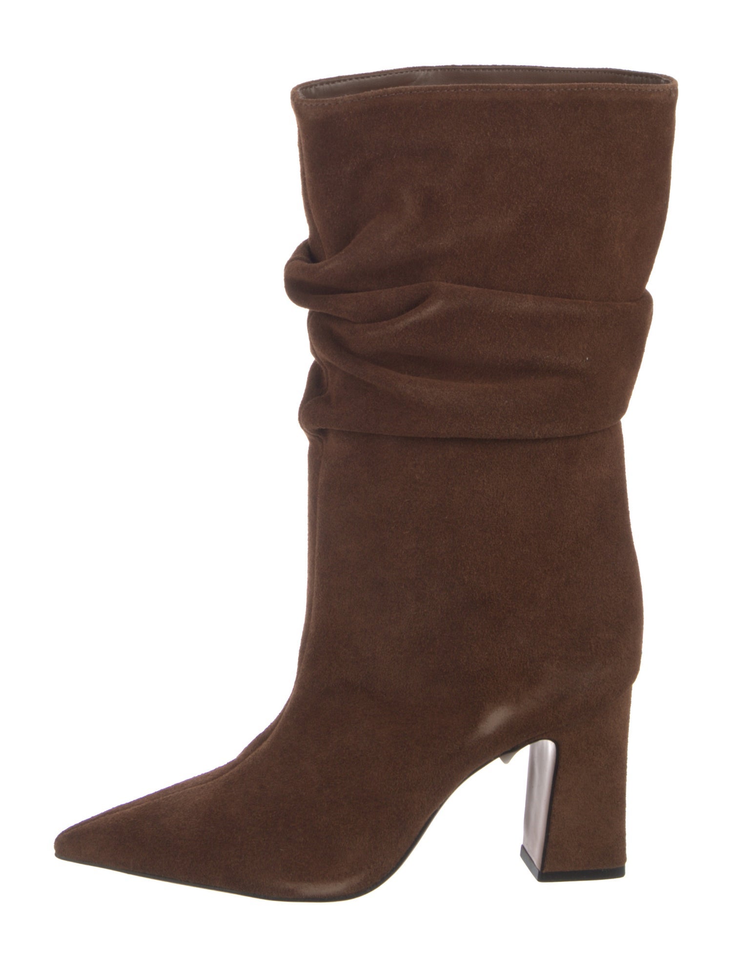 Schutz Suede Slouch Boots