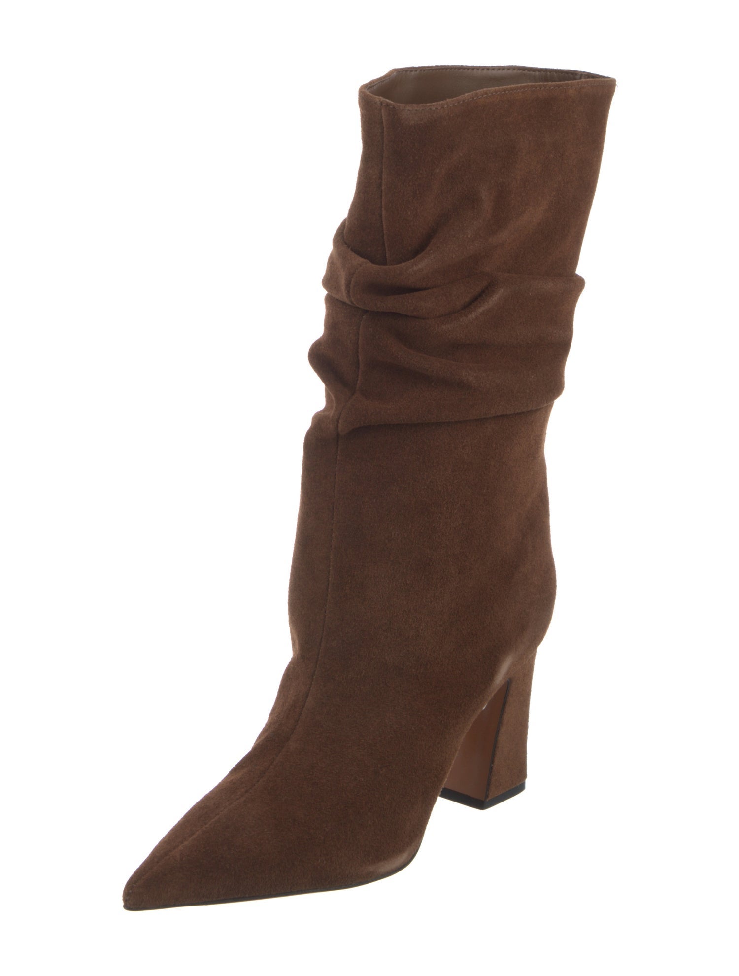 Schutz Suede Slouch Boots