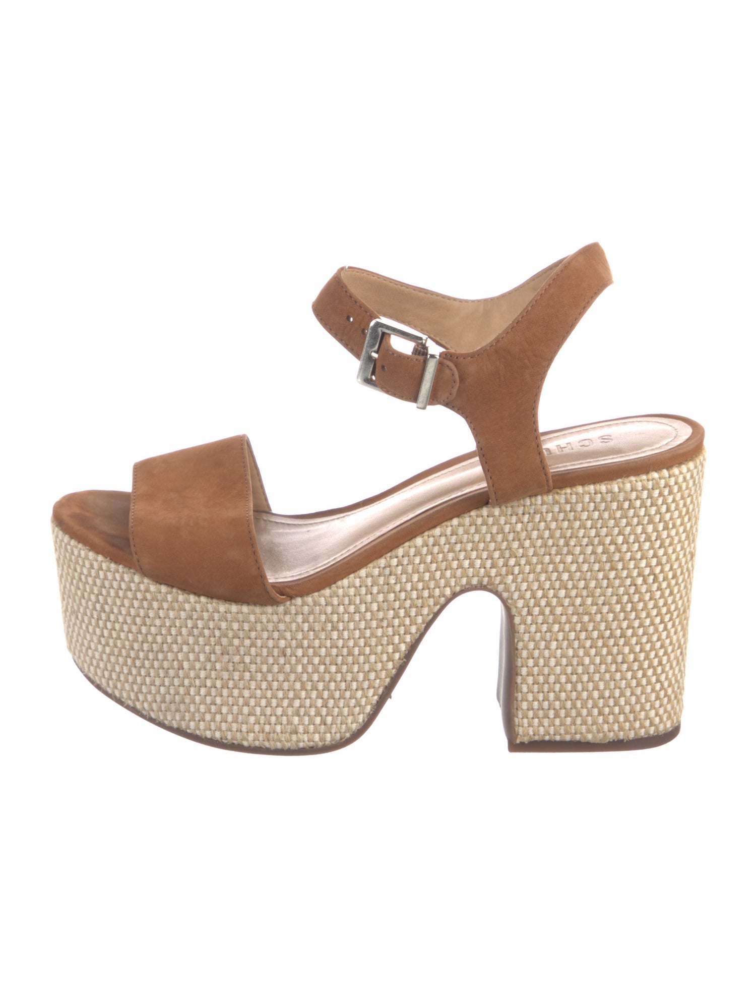 Schutz Suede Slingback Sandals