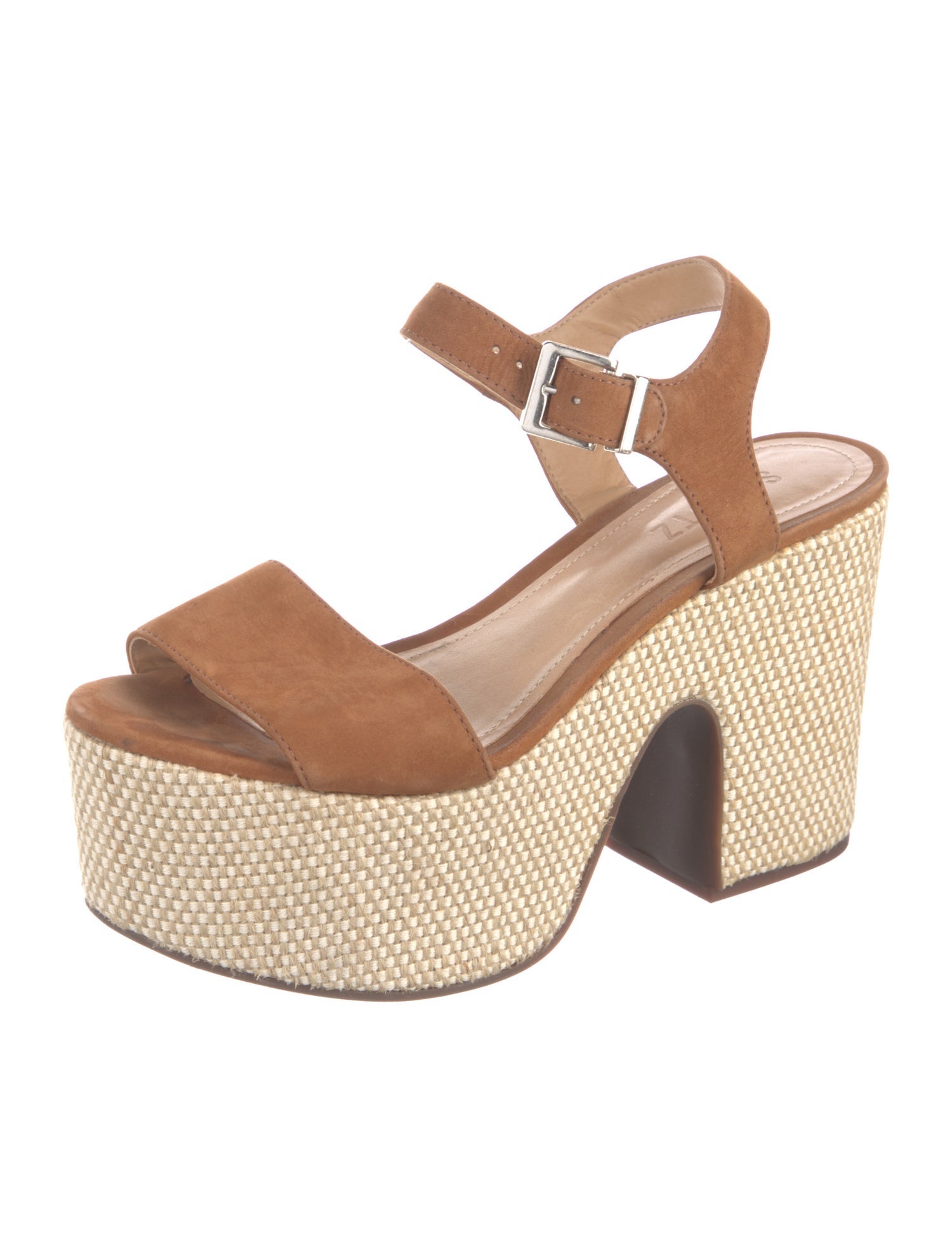 Schutz Suede Slingback Sandals