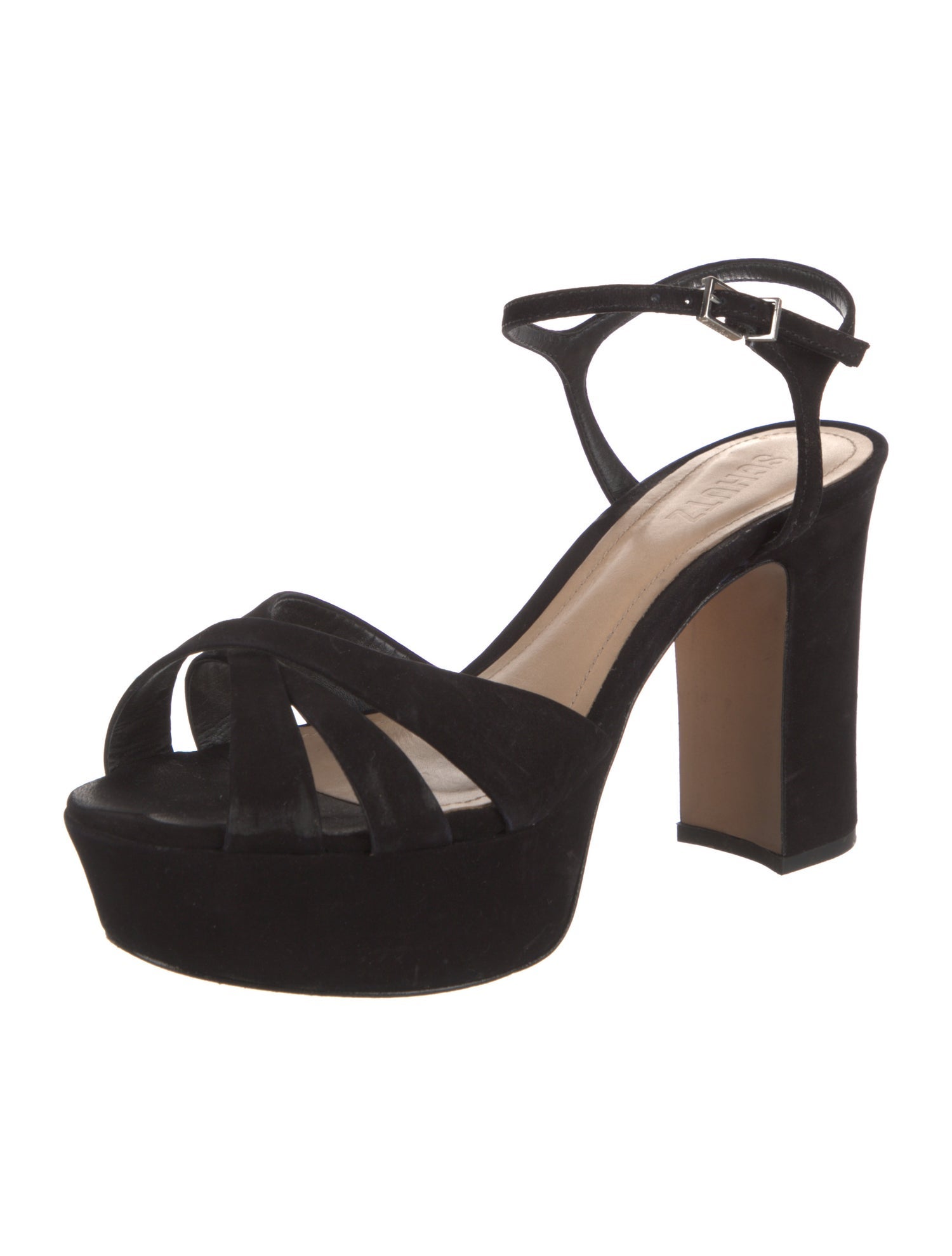Schutz Suede Sandals
