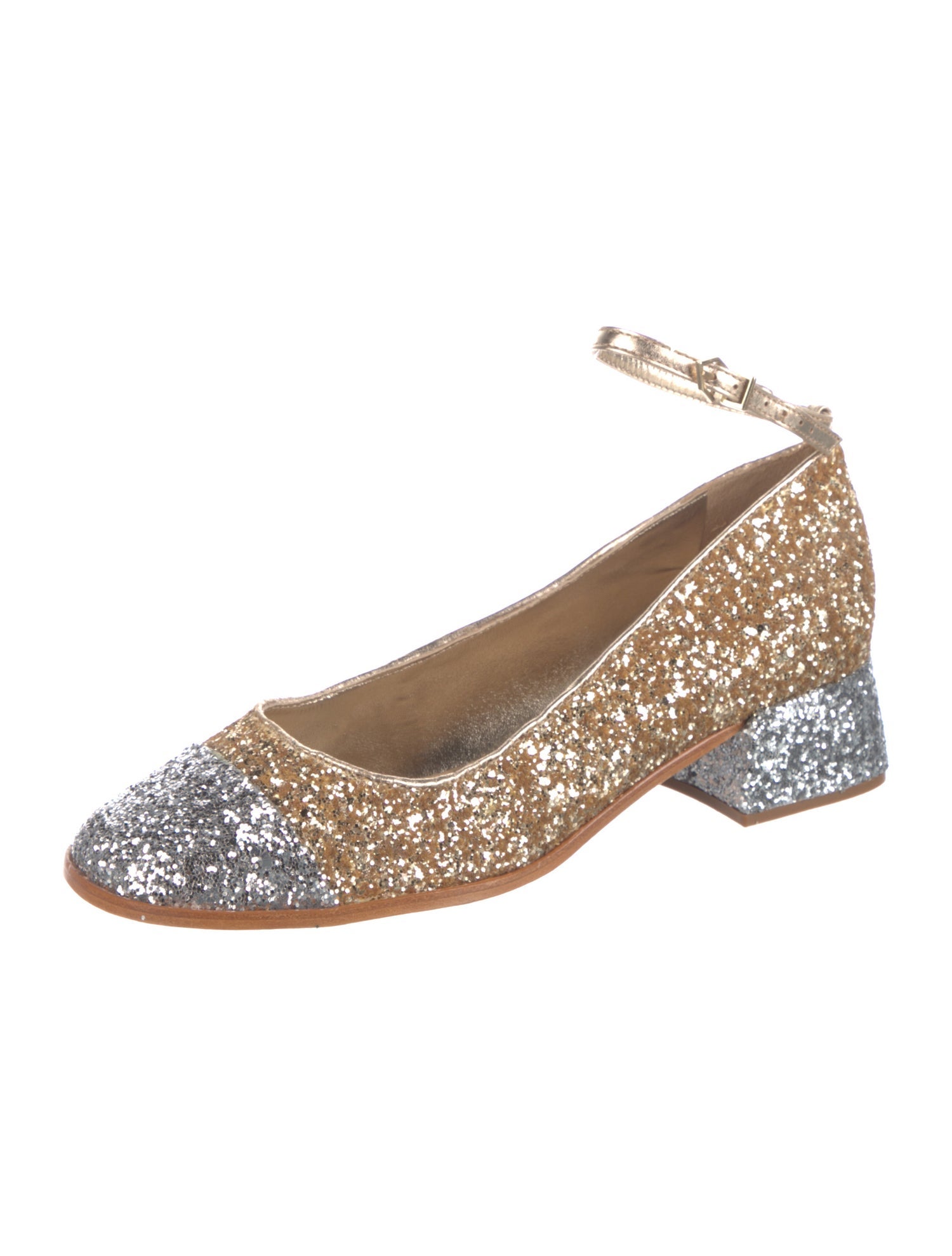 Schutz Glitter Slingback Pumps