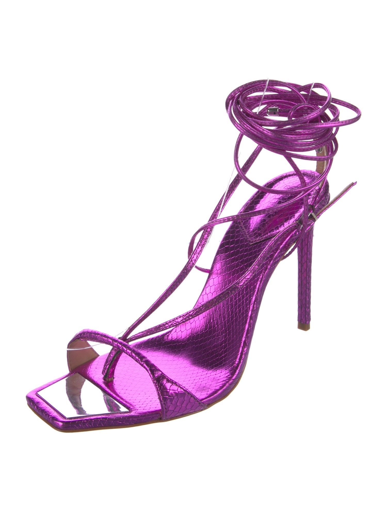 Schutz Leather Slingback Sandals