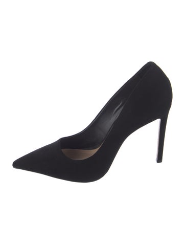 Pre-owned Schutz Suede Pumps In Black