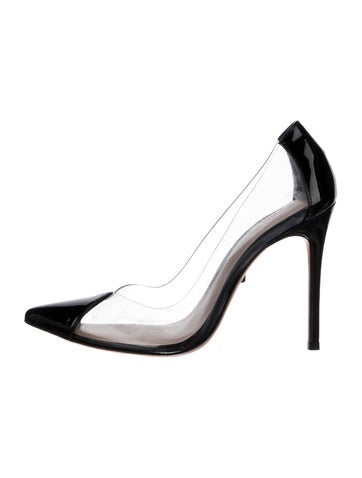 Pre-owned Schutz Pvc Pumps In Transparent