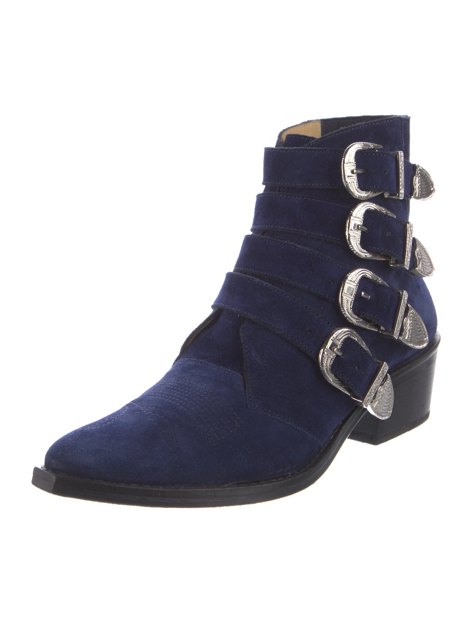 Toga Pulla Suede Moto Boots