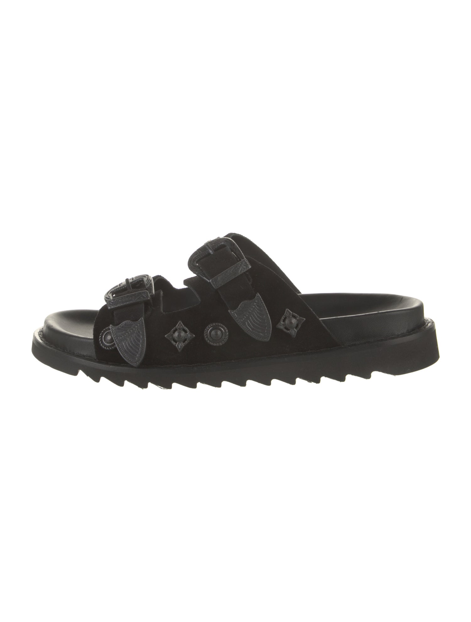 TOGA PULLA leather studs flat sandal