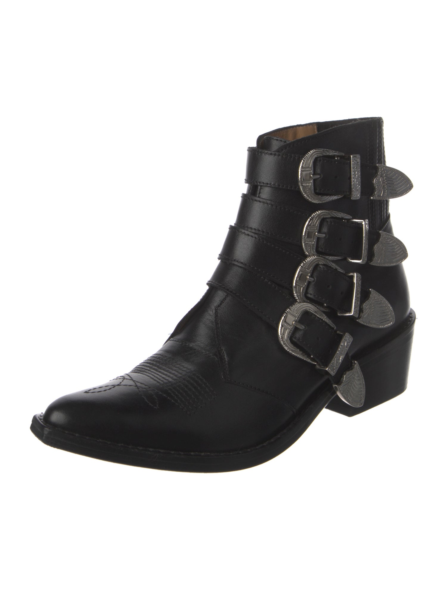 Toga Pulla Leather Western Boots