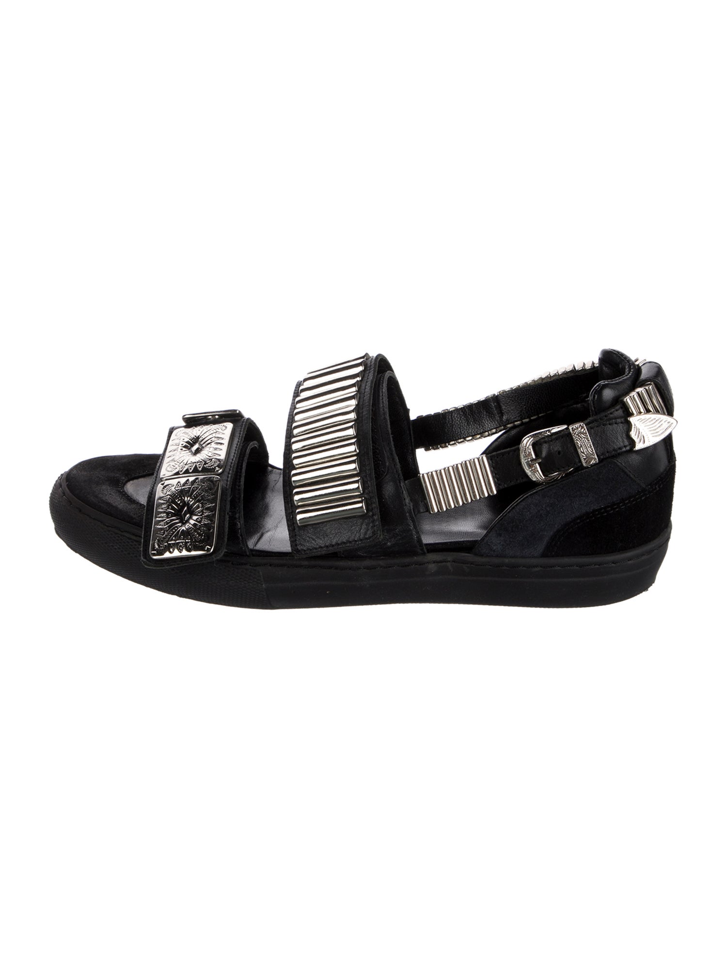 Toga Pulla Leather Slingback Sandals