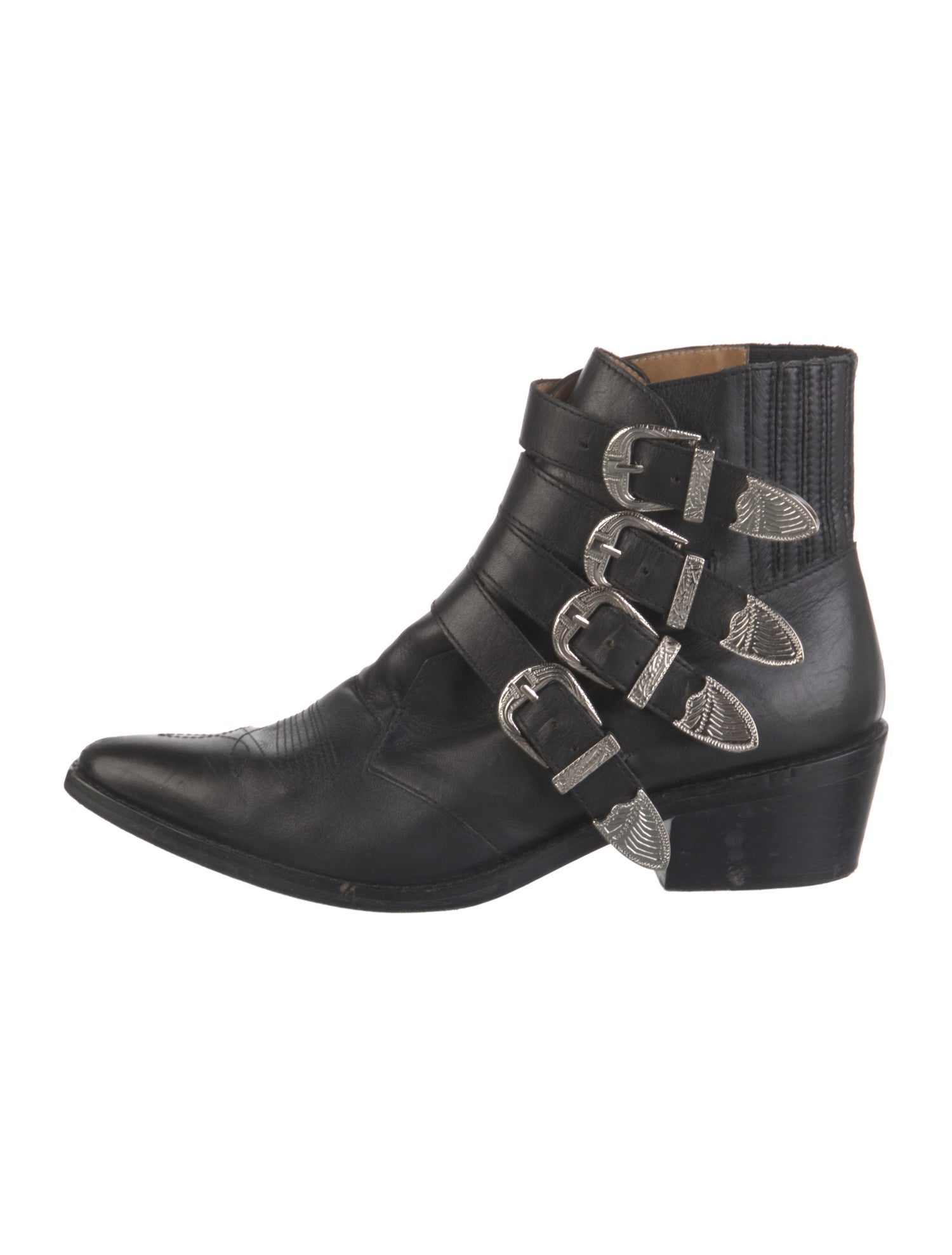 Toga Pulla Leather Western Boots