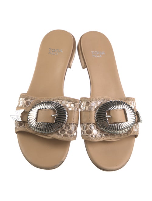 Toga Pulla Leather Slides