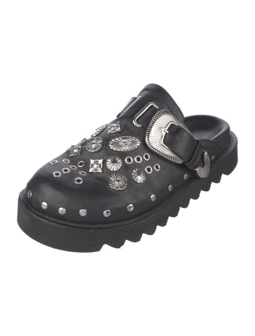 Toga Pulla Leather Printed Mules