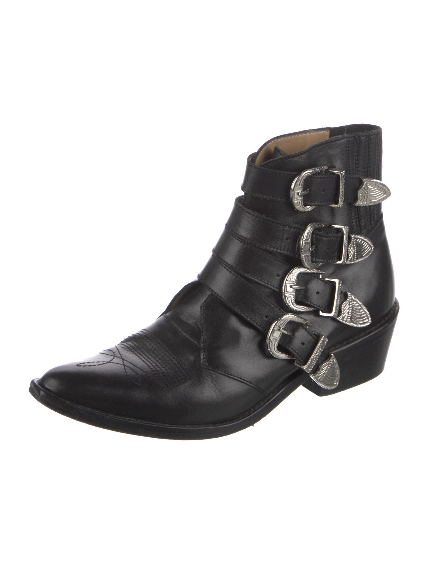 Toga Pulla Leather Western Boots